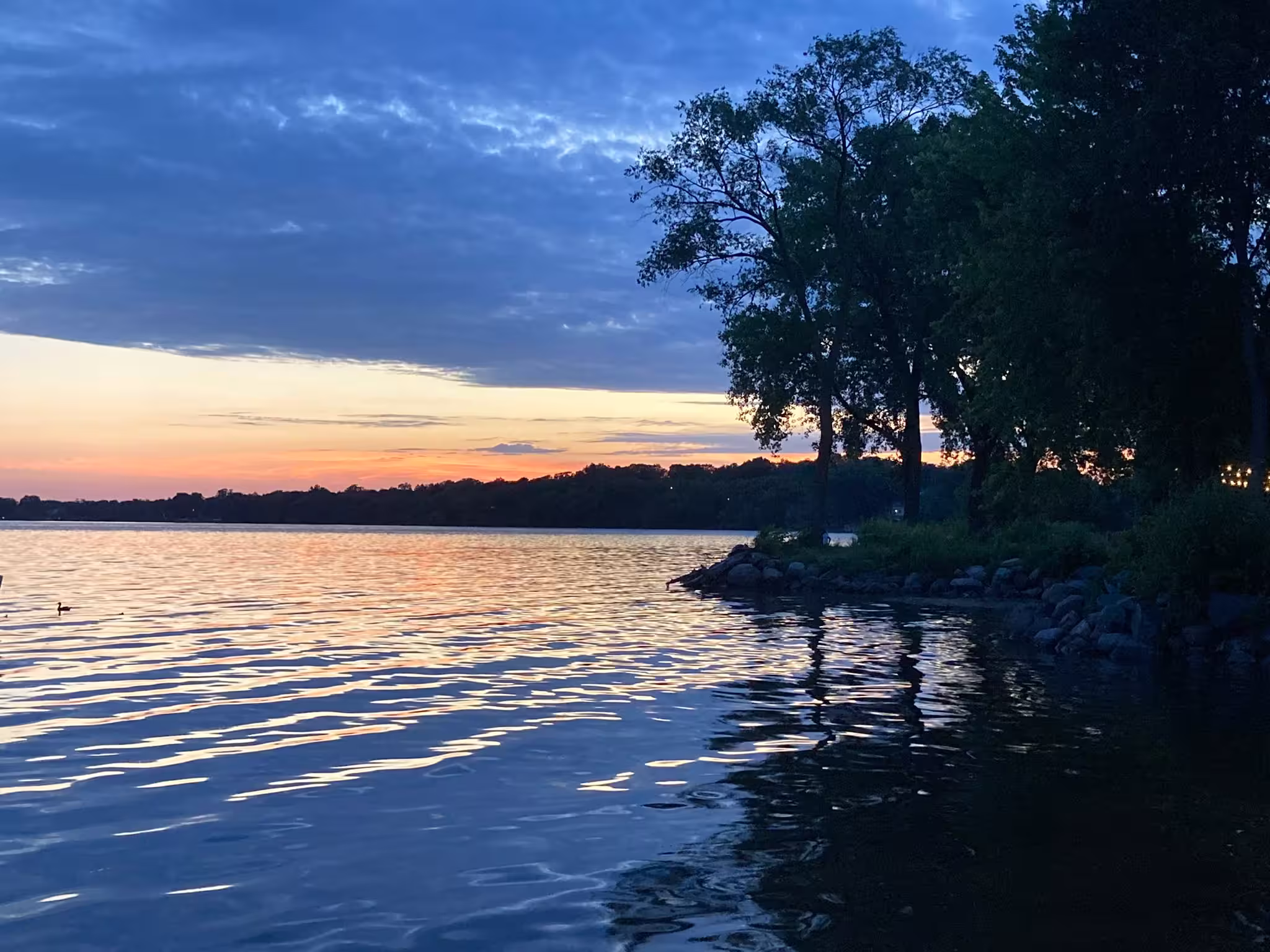 sunset lake